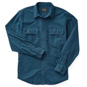 FILSON Legion Blue Thick Button Field Shirt